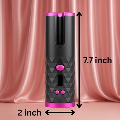 Cordless Hair Curler LCD Auto Rotating Waver Curling Iron | Cordless Hair Curler LCD Auto Rotating Curling Iron by Velora