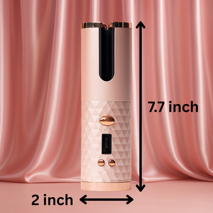 Cordless Hair Curler LCD Auto Rotating Waver Curling Iron | Cordless Hair Curler LCD Auto Rotating Curling Iron by Velora