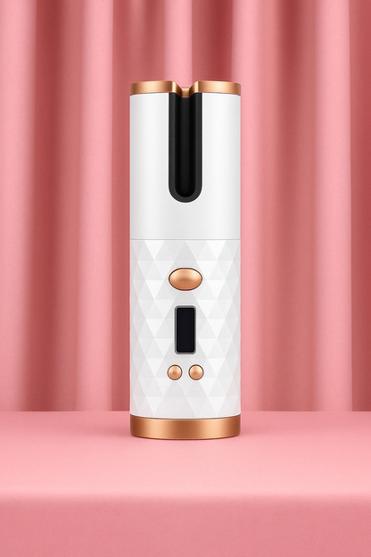 Cordless Hair Curler LCD Auto Rotating Waver Curling Iron | Cordless Hair Curler LCD Auto Rotating Curling Iron by Velora